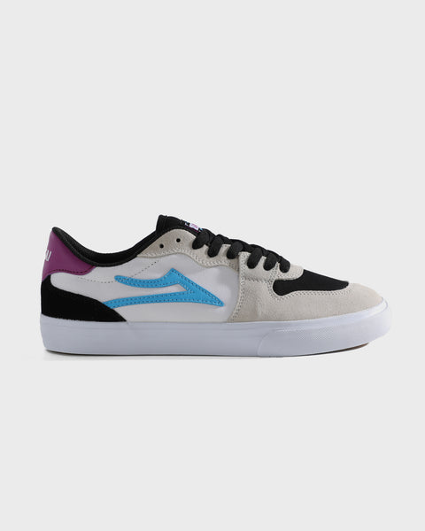York - White/Black Suede