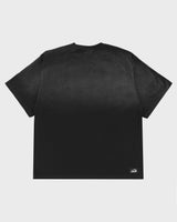 Sunfaded Cropped Boxy Tee - Black