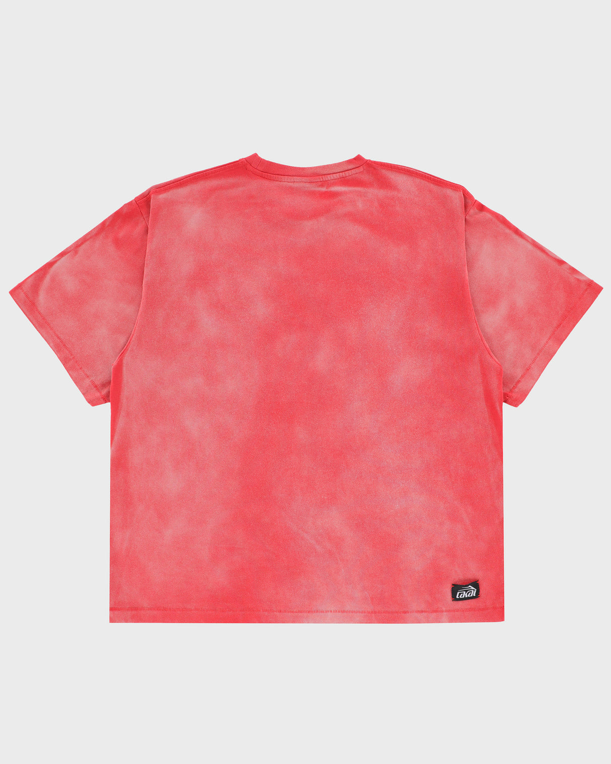 Sunfaded Cropped Boxy Tee - Red