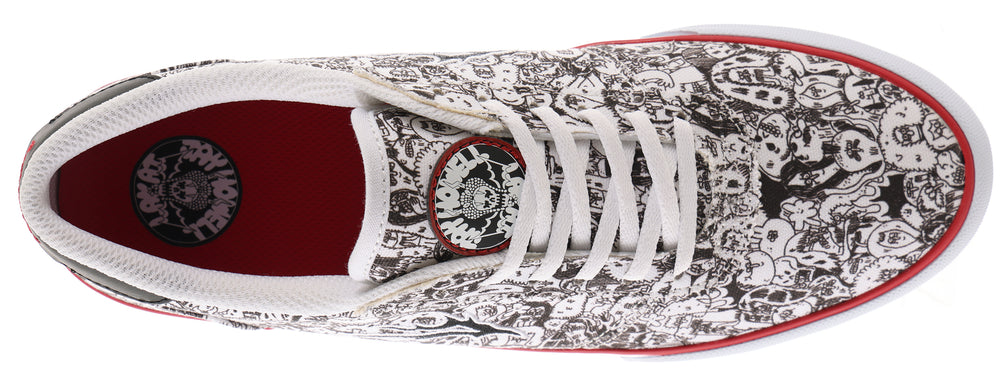 Manchester - White Canvas Print