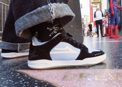 Telford Low - Light Blue/Black Suede