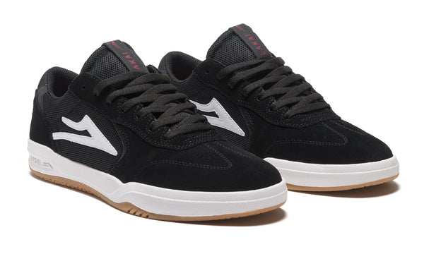 Atlantic - Black/White Suede