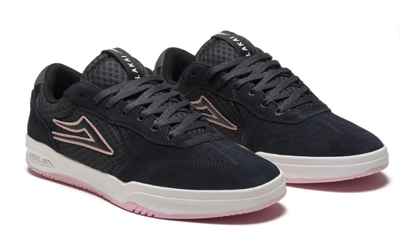 Atlantic - Charcoal/Pink Suede