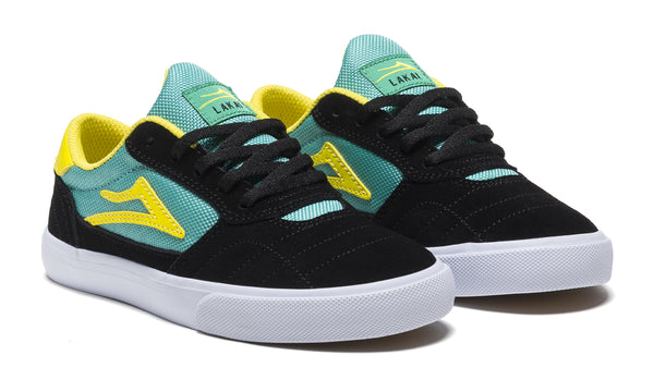 Cambridge Kids - Black/Teal Suede