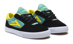 Cambridge Kids - Black/Teal Suede