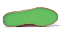 Cambridge- White/UV Green Suede