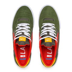 Cambridge - Olive/Yellow Suede