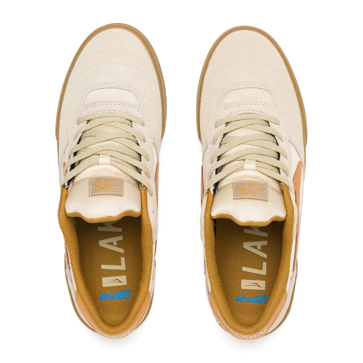 Cambridge Tan Gum Suede Mens Shoes Skate Vulcanized Lakai