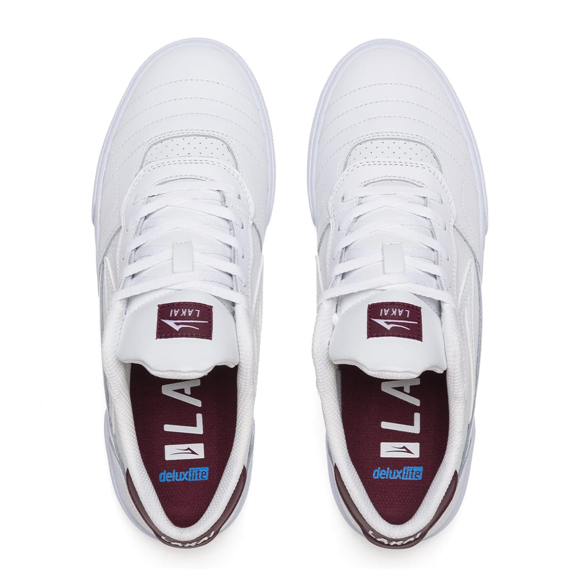 Cambridge White Burgundy Leather Lakai Limited