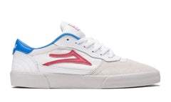 Cambridge - White/Coral Suede