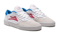 Cambridge - White/Coral Suede