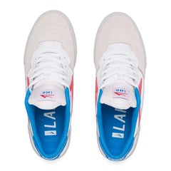 Cambridge - White/Coral Suede