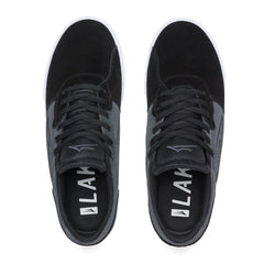 Cardiff - Black/Grey Suede