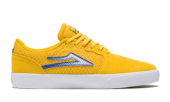 Cardiff - Gold/Blue Suede