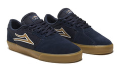 Cardiff - Navy/Gum Suede