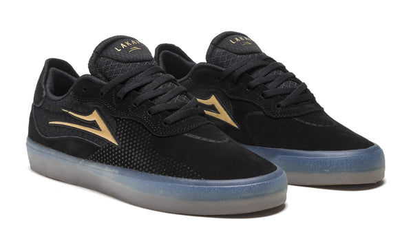 Essex - Black/Gold Suede