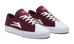 Flaco 2 - Burgundy/White Suede