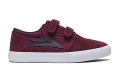 Griffin Kids - Burgundy/Navy Suede