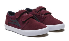 Griffin Kids - Burgundy/Navy Suede