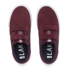 Griffin Kids - Burgundy/Navy Suede