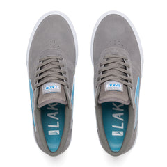 Manchester - Grey/Teal Suede
