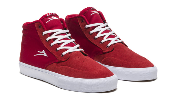 Riley 3 High - Red Suede