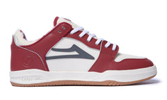 Telford Low - Dark Red/Cream Leather