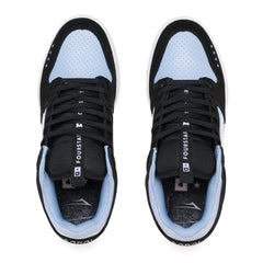 Telford Low - Light Blue/Black Suede