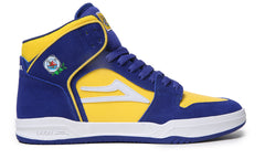 Telford - Blue/Yellow Suede