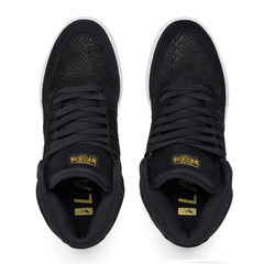 Telford - Black Snake Suede