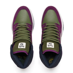 Telford - Grape/Olive Suede