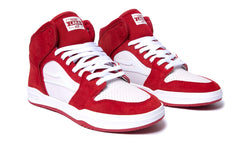 Telford - Red/White UV Suede